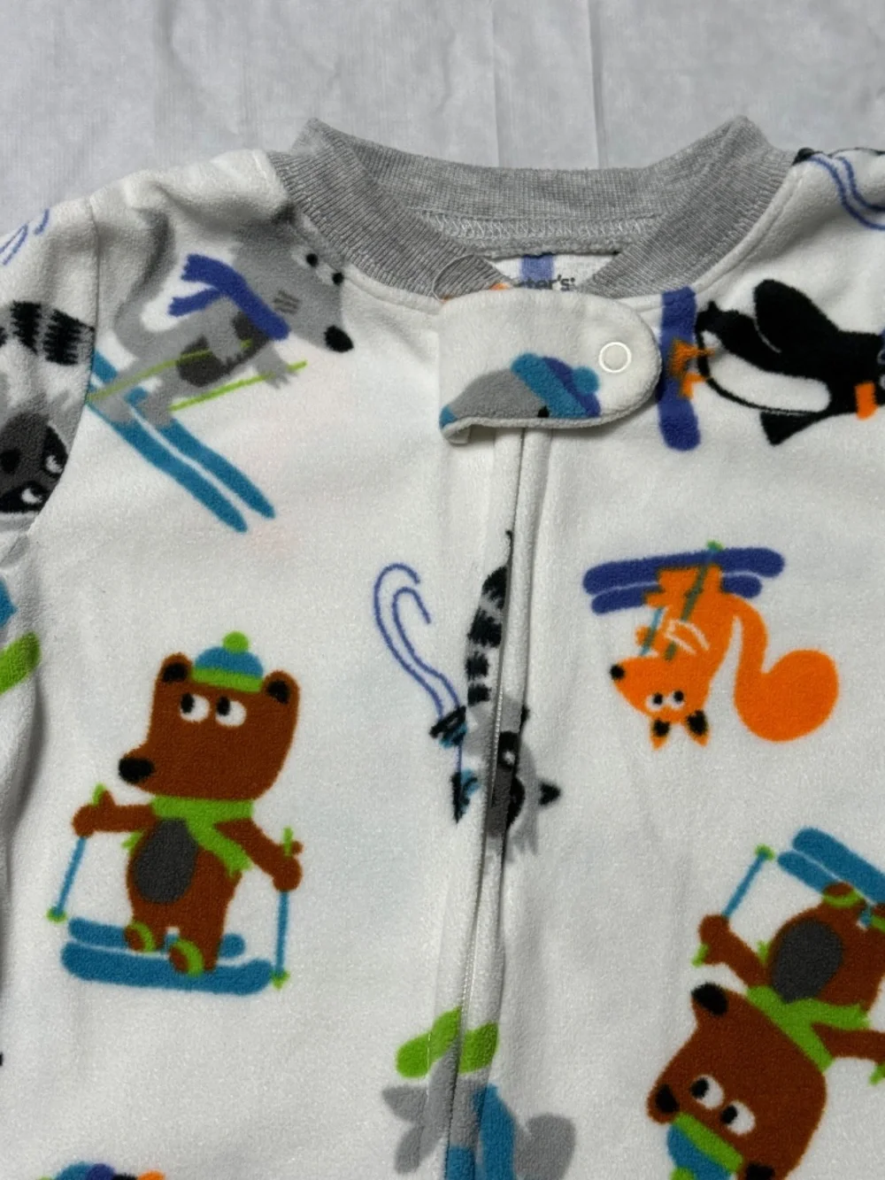 Carter's Baby Boy Fleece Footie Pajamas Size 6 Months